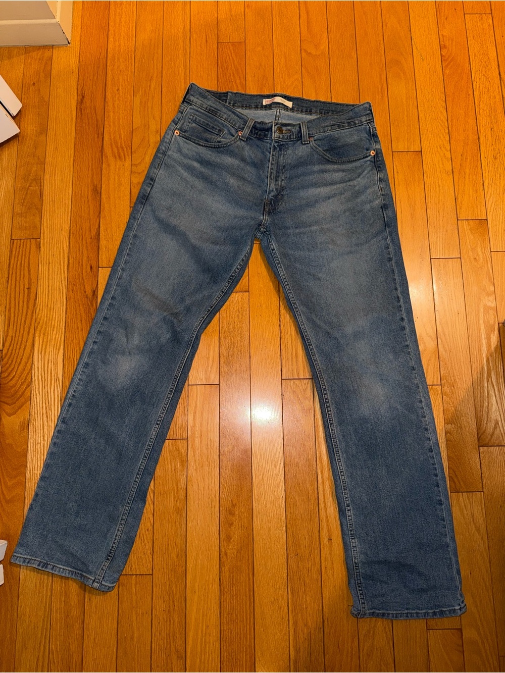 Signature by Levi Strauss Men's Straight Blue Denim Jeans